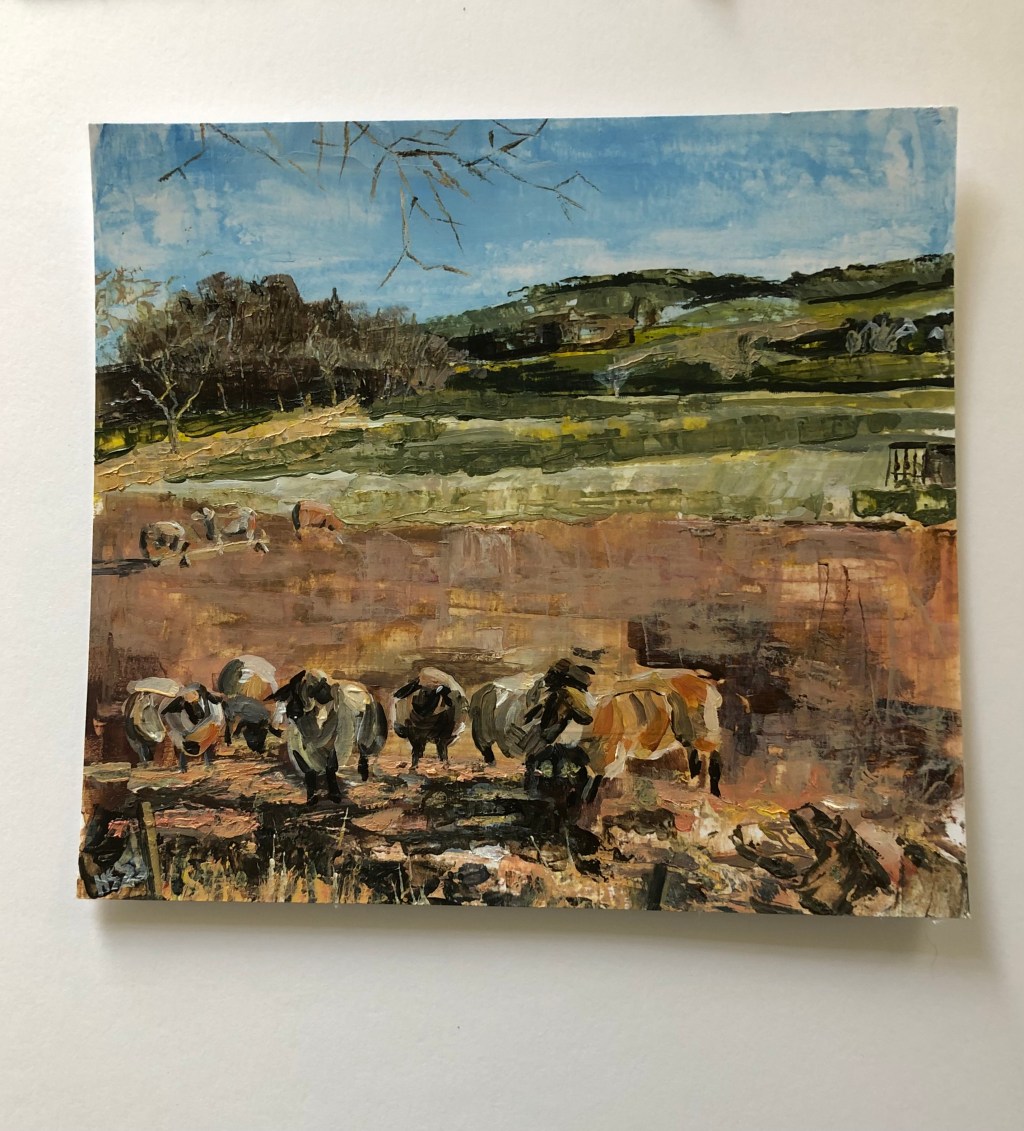 Just off the&nbsp;easel